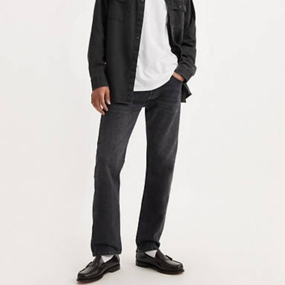 Levi's 501 Original Fit Jean in All Nighter Black Men's Size 40 x 30 - Picture 2 of 13